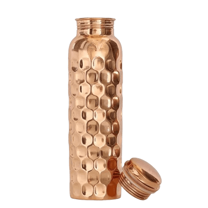 COPPER BOTTLE DIAMOND DESIGN